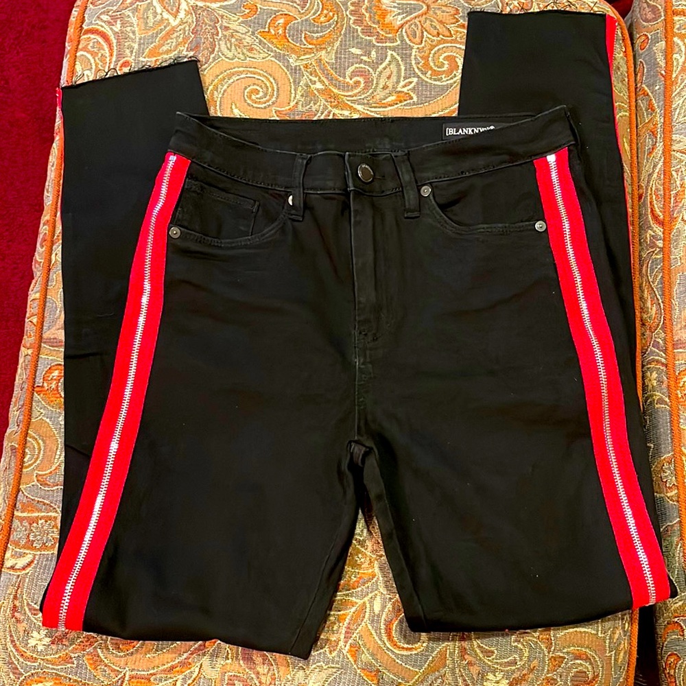 Super Sexy Black Stretch, Skinny Leg BlankNYC Jeans.
